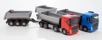EMEK Volvo FH hiekka-auto ja 3-akselinen kärry