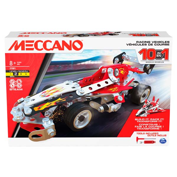 Meccano 10 Rakennelman pakkaus &#8211; Kilpa-autot