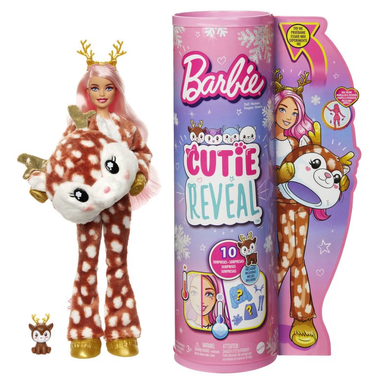 Barbie® Cutie Reveal™ Snowflake Sparkle™ Doll