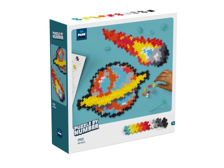 Plus Plus Puzzle By Number Space Lelut Lasten Suuri Lelukirja