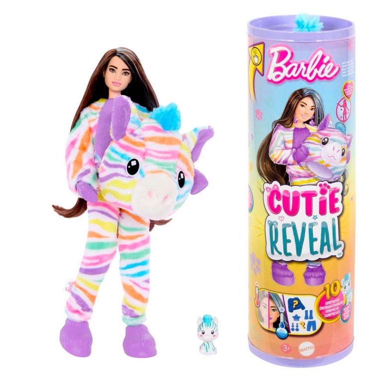 Barbie® Cutie Reveal™ -nukke, seepra