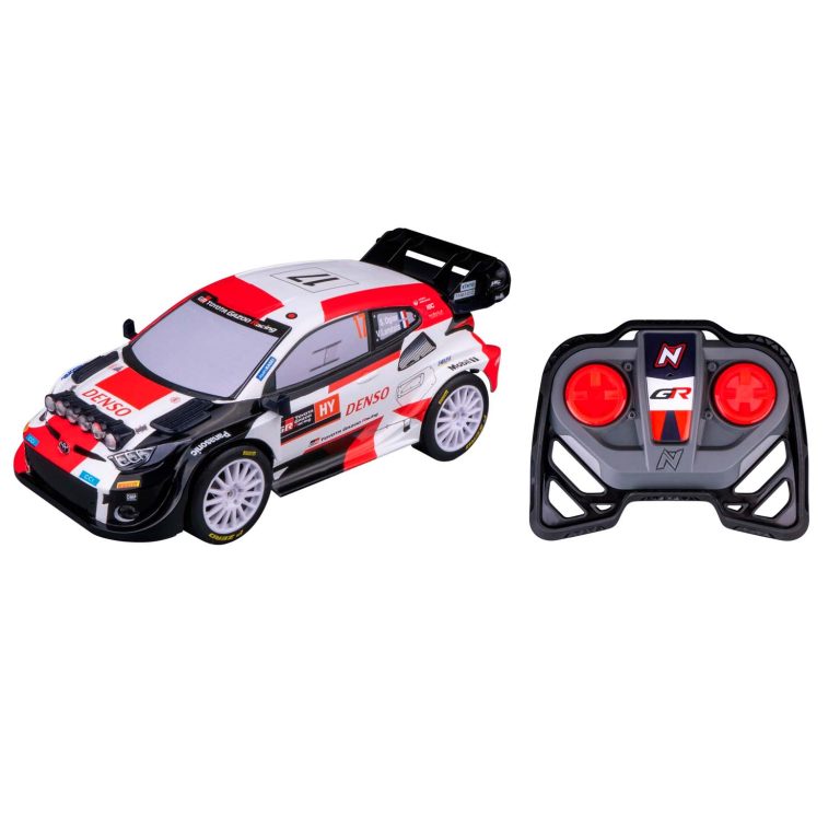 NIKKO Toyota Gazoo ralli Ogier 1:18 RC -yötila 25 cm radio-ohjattava