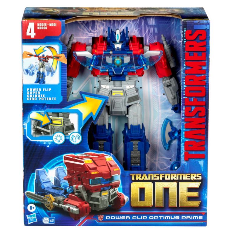 Transformers One Power Flip Optimus Prime