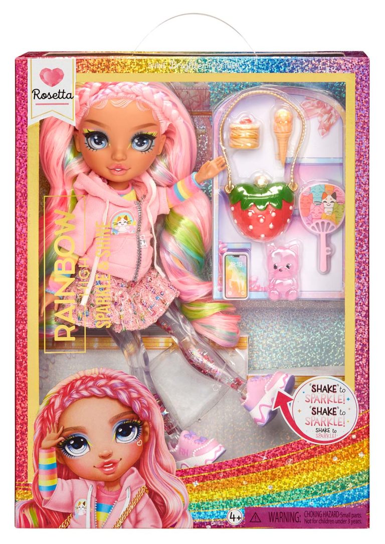 Rainbow High Sparkle &#038; Shine Muotinukke pinkki
