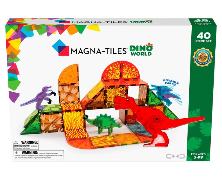 MAGNA-TILES® Dino World -magneettirak.sarja, 40 osaa