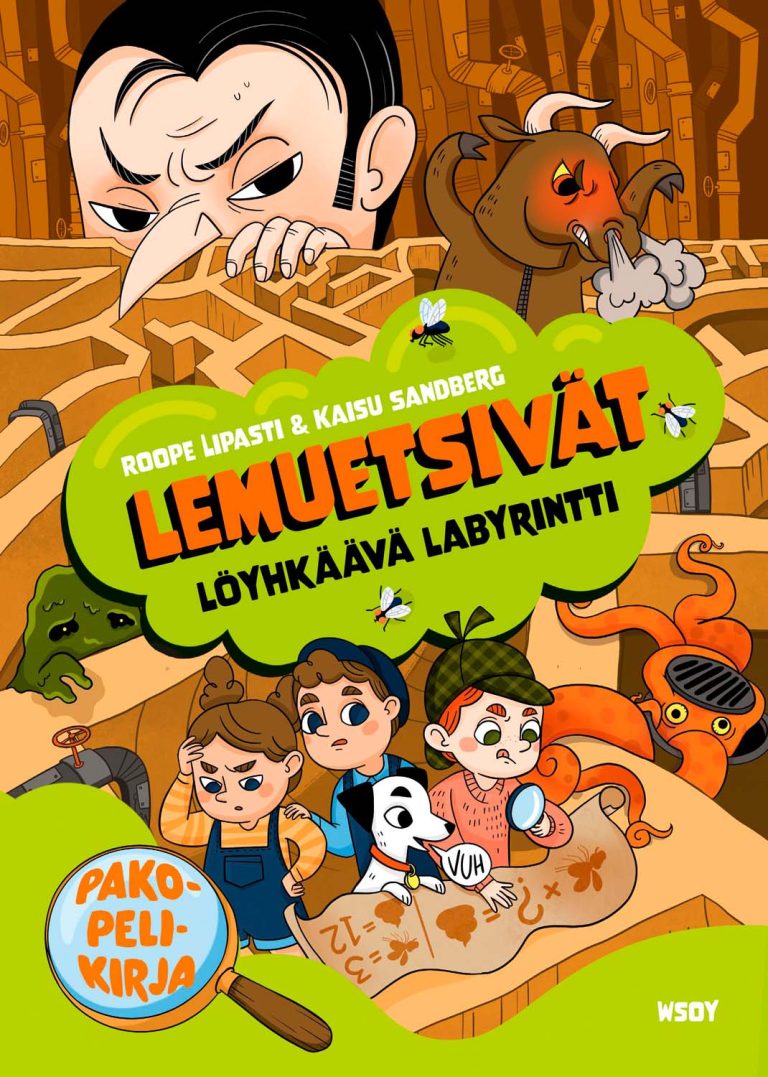 Lemuetsivät: Löyhkäävä labyrintti pakopelikirja