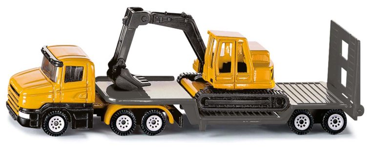 Siku Low Loader With Excavator