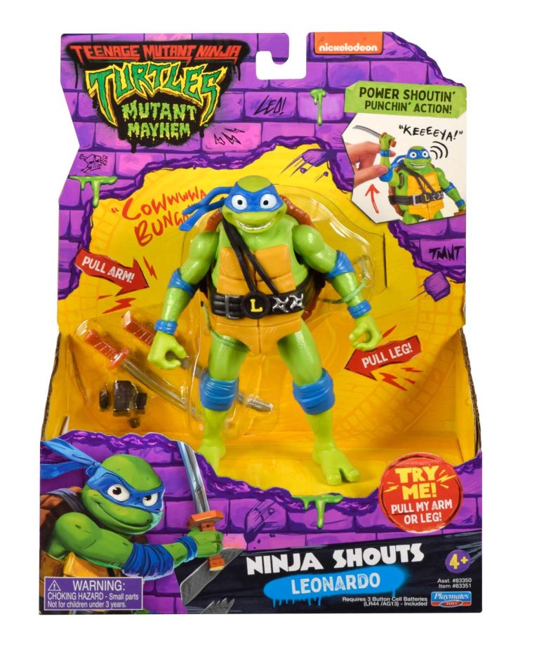 Turtles Mutant Mayhem Power Sounds 14cm Asst.