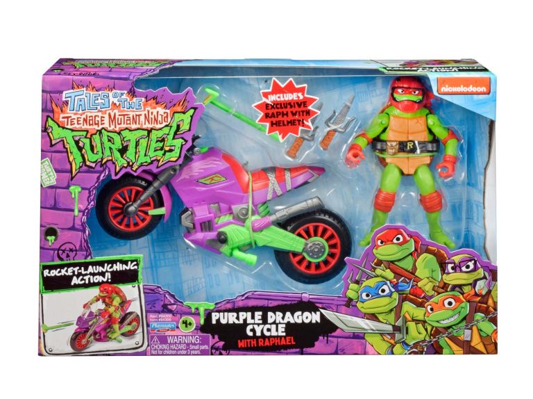 Turtles Mutant Mayhem Dragon Motorcycle W Raphael