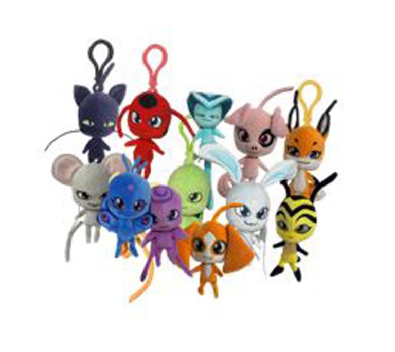 Miraculous Kwami Plush 12 cm CDU 12 Asst.