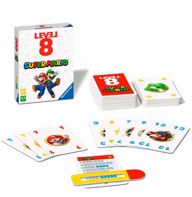 Super Mario Level 8 korttipeli