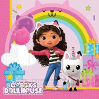 Gabby&#8217;s Dollhouse suuri lautasliina 33 x 33 cm 20 kpl/pkt