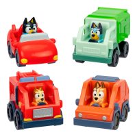 BLUEY Mini Racers-hahmoauto 4 eril.