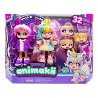 Animakii-nukke yksisarvinen/lepakko