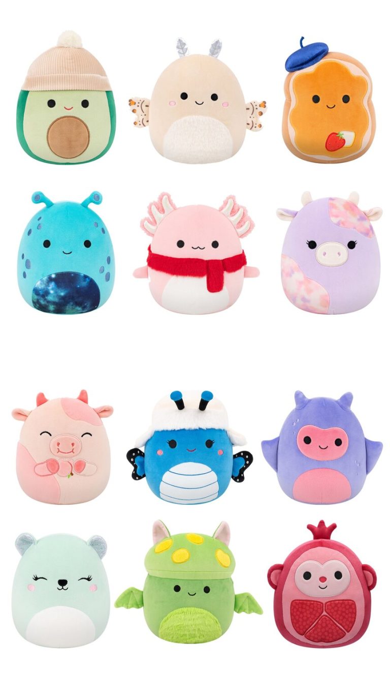 Squishmallows 19 cm P25 pehmo A ja C