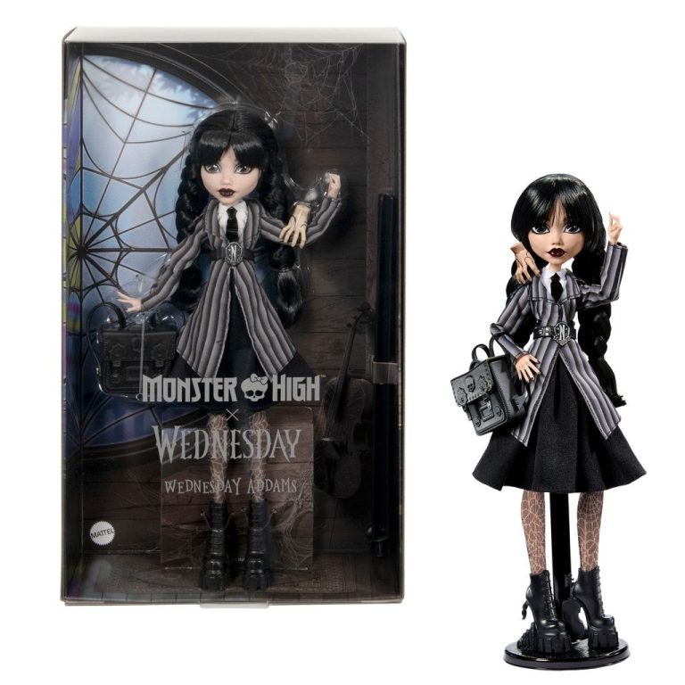 Monster High Wednesday Addams -nukke