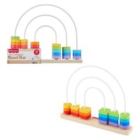 Fisher-Price Wooden Sateenkaari-pujottelulelu
