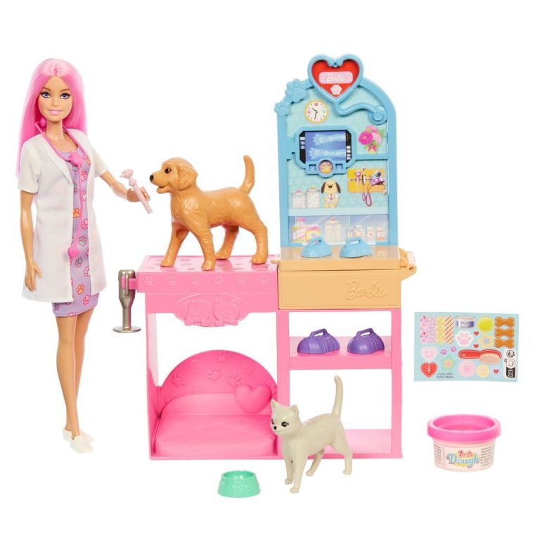 Barbie Fast Cast Veterinarian Clinic eläinlääkäriasema