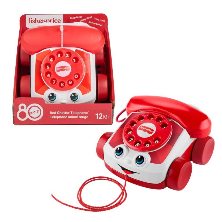 Fisher-Price Red Chatter Taaperon leikkipuhelin