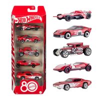 Mattel 80th Anniversary Hot Wheels -pikkuautot 5 kpl