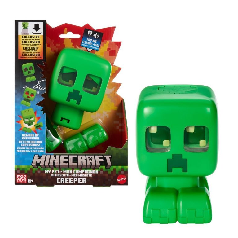 Minecraft Movie My Pet Creeper äänillä ja valoilla