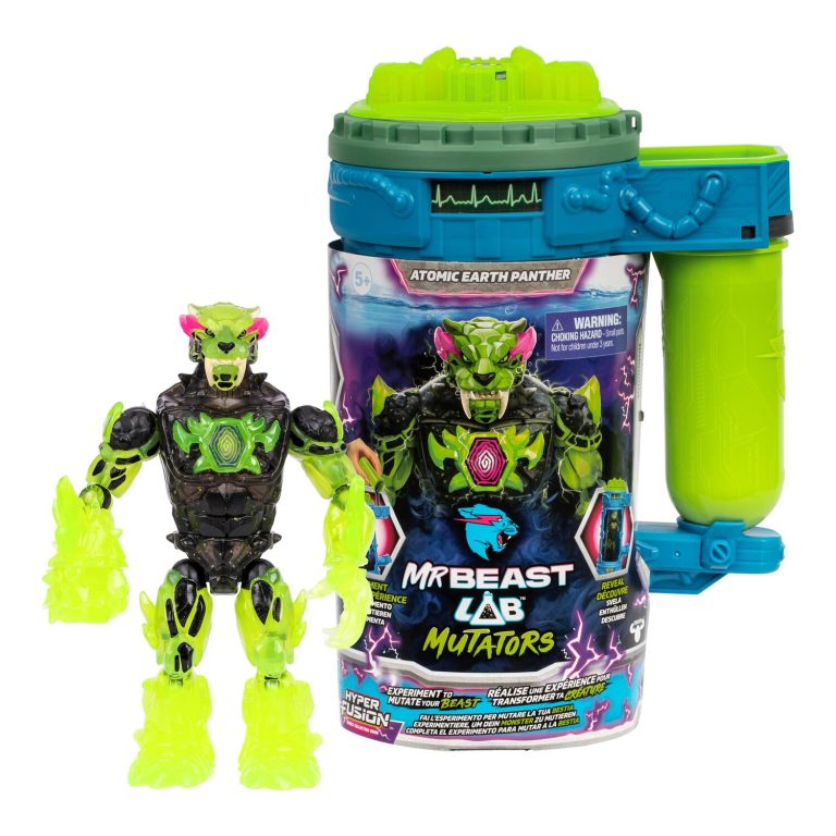 MrBeast Lab Mutator -toimintahahmo Atomic Earth Panther