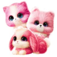 Scruff-a-Luvs -lemmikki tarvikkeineen, pinkki