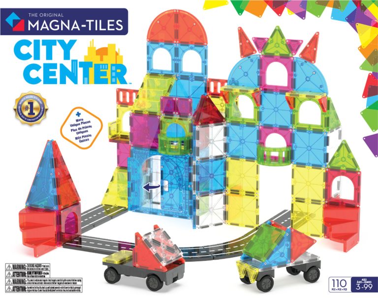 MAGNA-TILES® City Center -kaupunki 110 osaa
