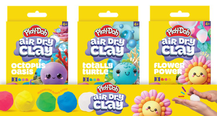 Play Doh ilmakuivuvasavi kaveriboxi