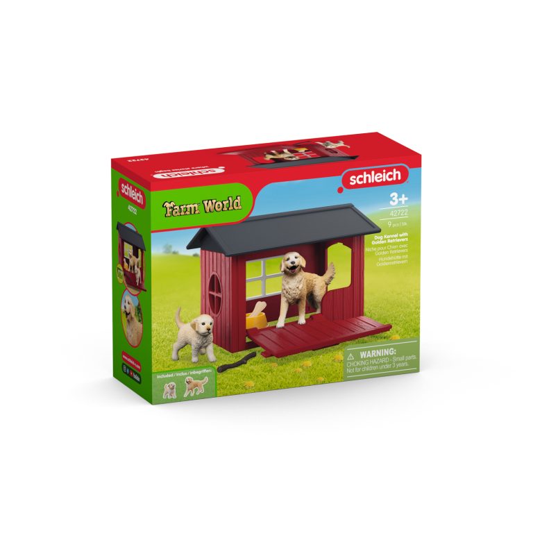 schleich® Kennelli ja 2 Kultaista noutajaa