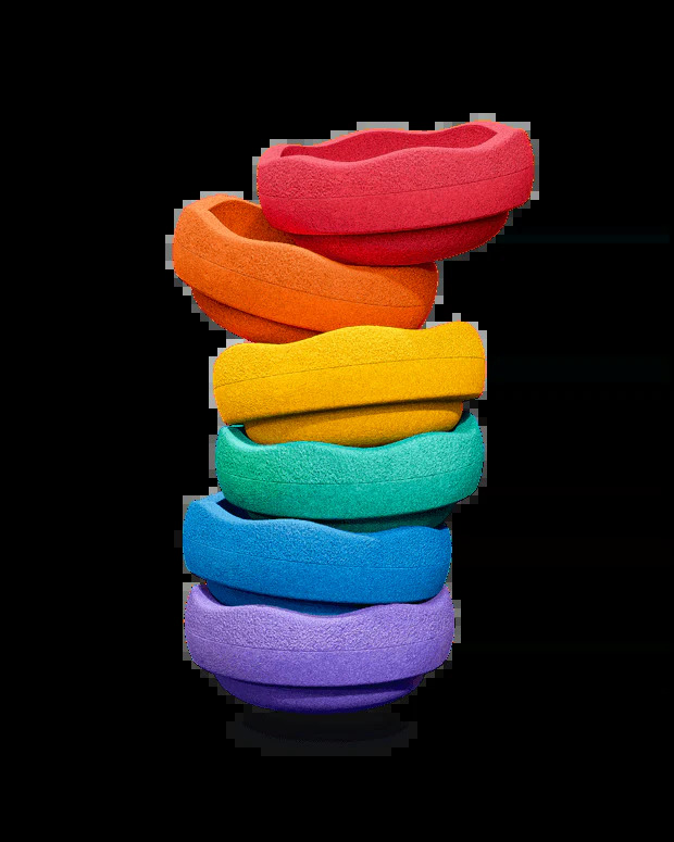 Stapelstein Original Rainbow 6 kpl setti