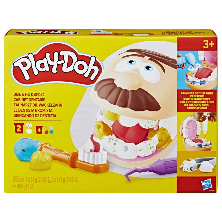PLAY-DOH Poraa ja paikkaa -hammaslääkärileikkisetti