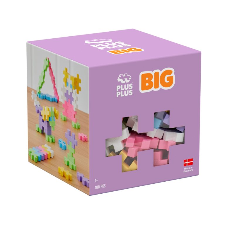 Plus-Plus BIG Pastel Mix / 100 pcs