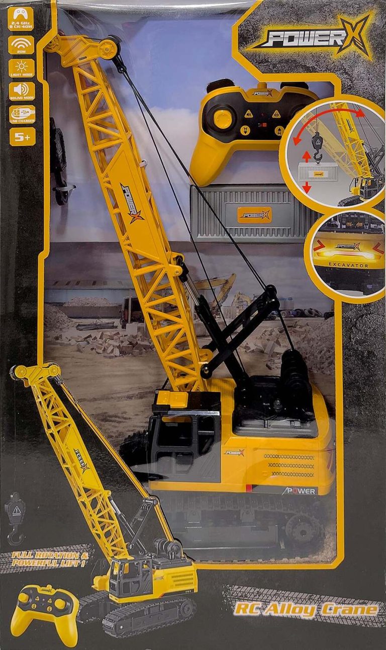 RC Alloy Crane -telanosturi radio-ohjaus 2,4 GHz