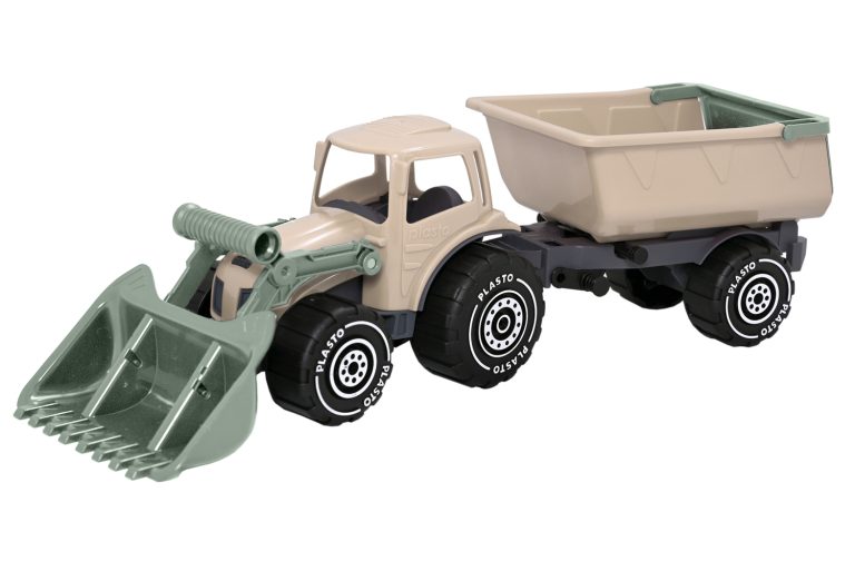 Plasto Soft Neutrals Kauhatraktori ja peräkärry