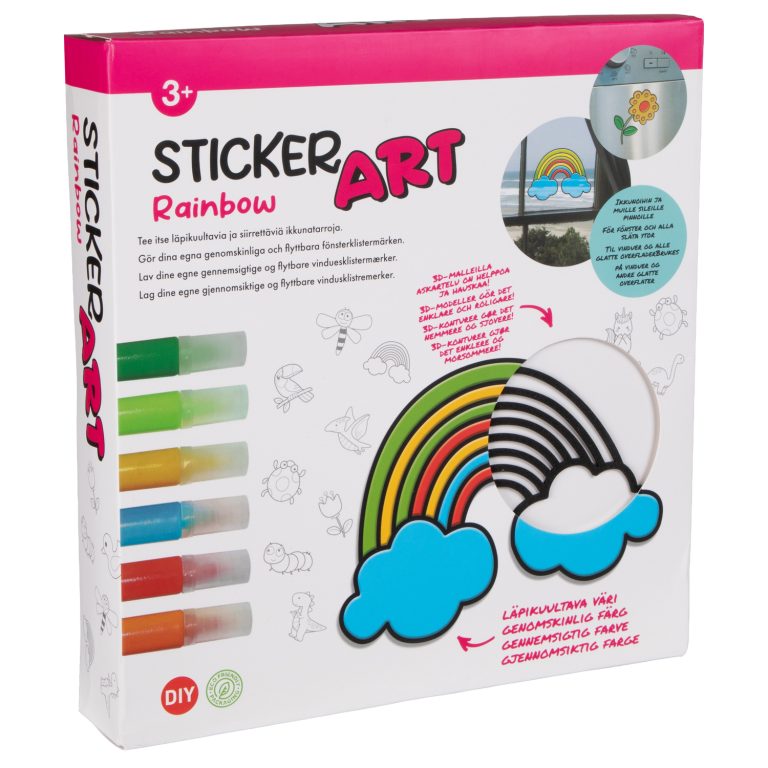 Sticker Art JR Sateenkari