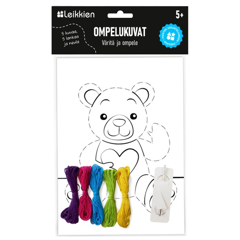 Leikkien Väritettävät ompelukuvat