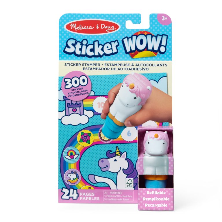 MELISSA &#038; DOUG Sticker WOW! Tarralehtiö Yksisarvinen