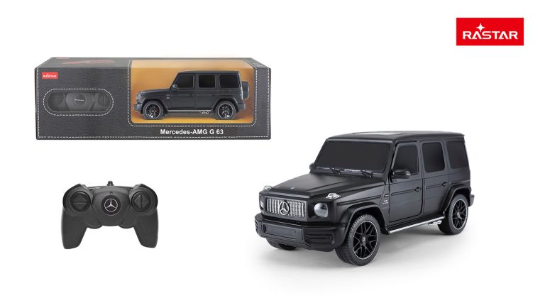 RASTAR Radio-ohjattava 1:24 Mercedes-Benz G63 Matta Musta
