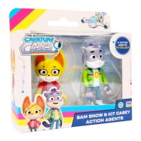 Eläinetsivät toimintahahmo 7,5 cm 2 kpl