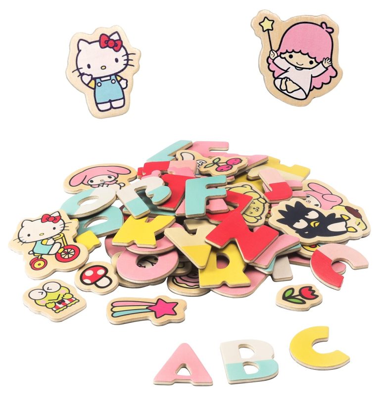 Hello Kitty &#038; Friends magneettikuvat ja kirjaimet