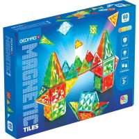 Geomag Tiles Gems magneettinen rakennussetti 60 osaa