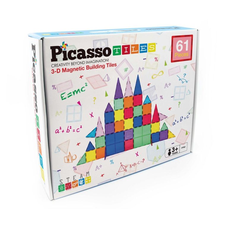 PicassoTiles magneettirakennussarja 61-osainen