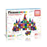 PicassoTiles magneettirakennussarja 152-osainen