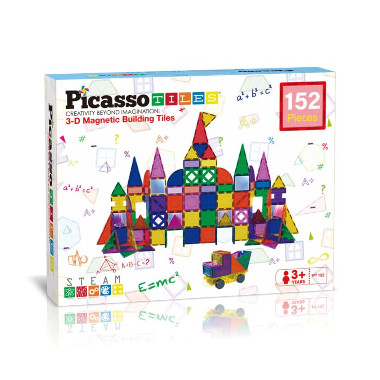 PicassoTiles magneettirakennussarja 152-osainen