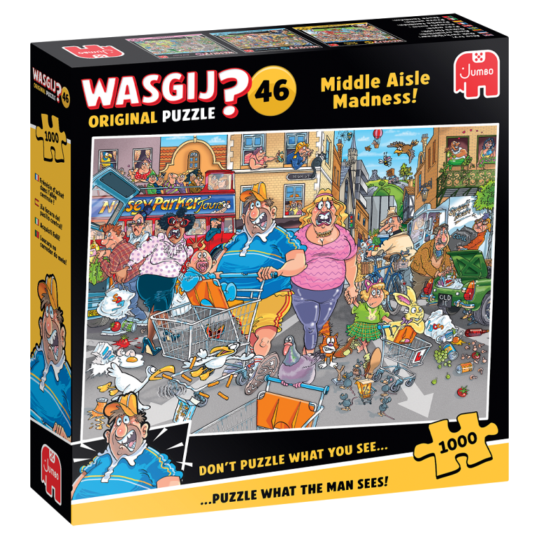 Palapeli Wasgij Original 46 Middle Aisle Madness!