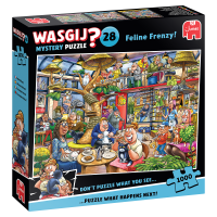 Palapeli Wasgij Mystery 28 Feline Frenzy!