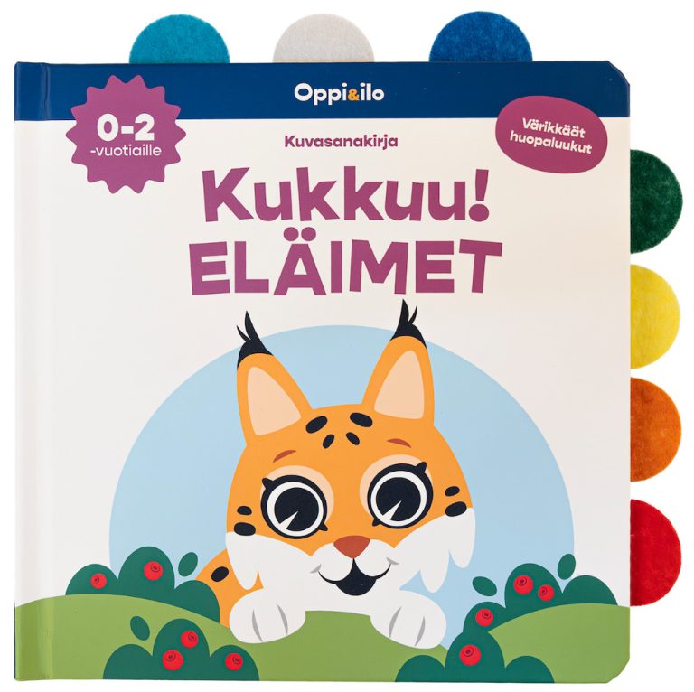 Kukkuu! Eläimet -katselukirja