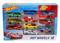 Hot Wheels -pikkuautot 10 kpl