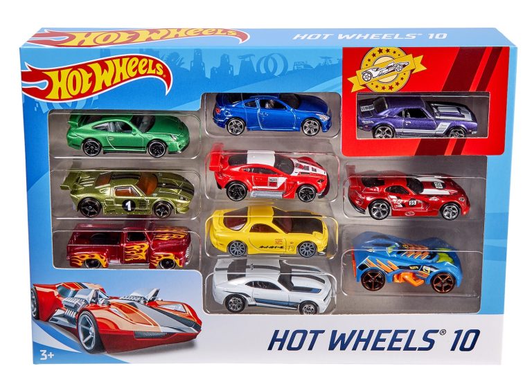 Hot Wheels -pikkuautot 10 kpl